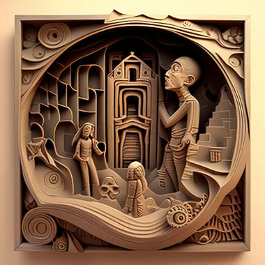 3D model Dittos Mysterious Mansion Metamon and the Copycat GirlR (STL)